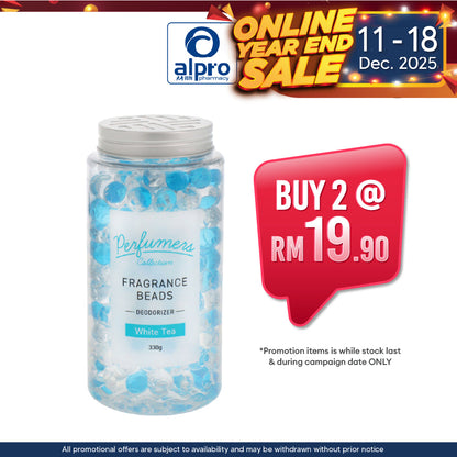 S Select Perfumer Fragrance Beads Deodorizer 330G (Unscented, Sweet Sabon, White Tea, White Musk) Sugi