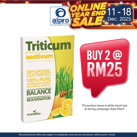 Triticum Aestivum Lemon With Honey 4g 3s | Antioxidant Food Plant & Tree