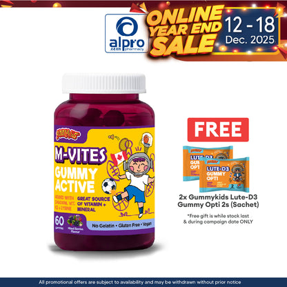 Gummykids M-Vites Gummy Active 60s