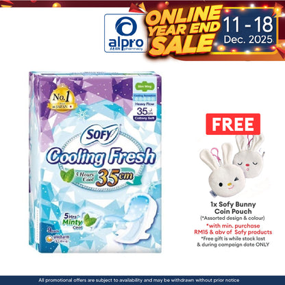 Sofy Cooling Night Slim Wing 35cm 9s Sofy