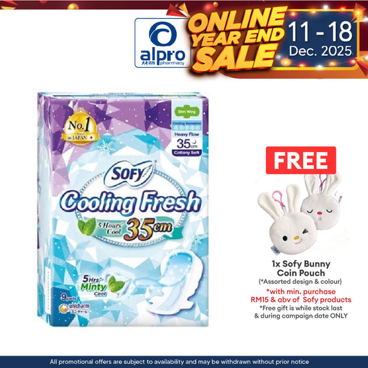 Sofy Cooling Night Slim Wing 35cm 9s Sofy