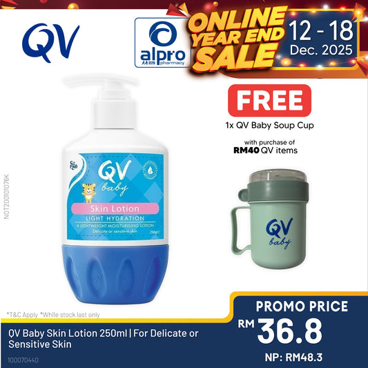 Ego QV Baby Skin Lotion 250ml | For Delicate or Sensitive Skin QV