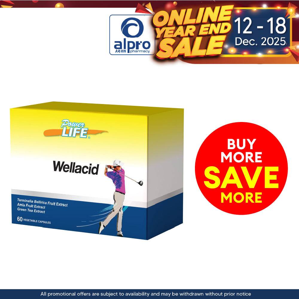 Powerlife Wellacid 10s x 6 | Metabolic & Joint Health Powerlife