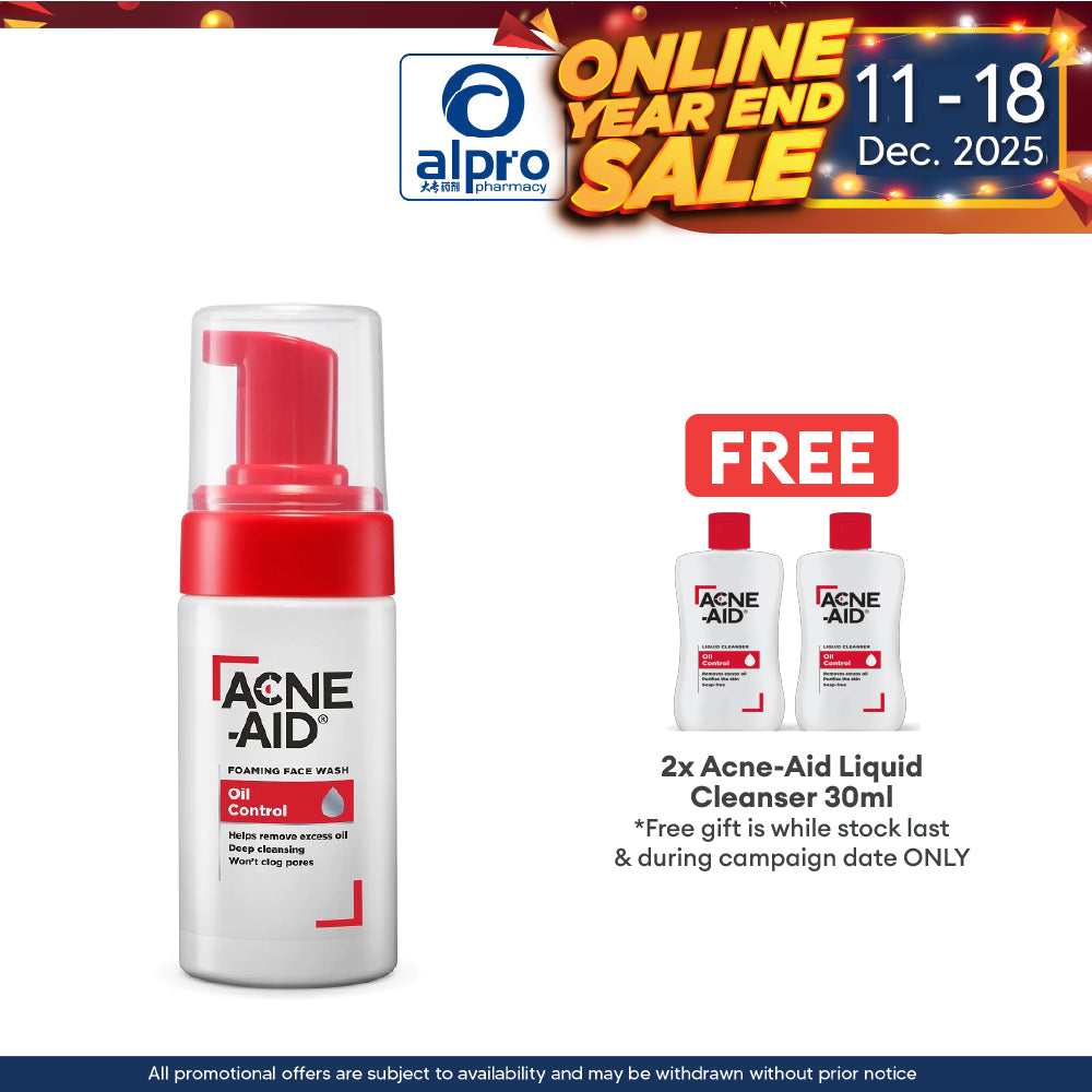 Acne-Aid Foaming Face Wash 100ml | For Deep Pore Cleansing Acne-Aid