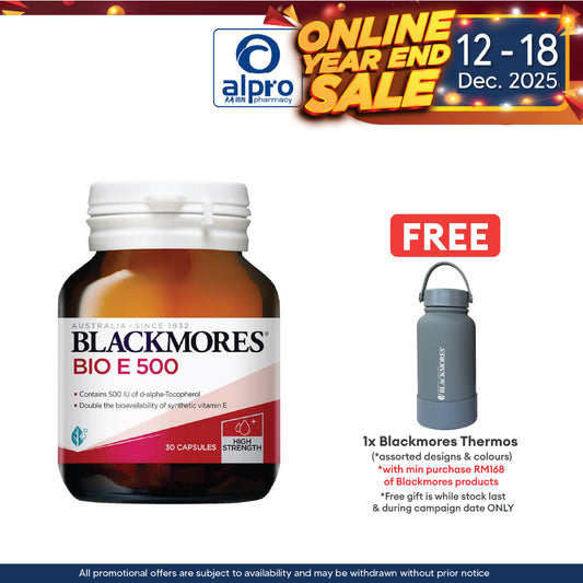 Blackmores Bio E 500iu 30s | Antioxidant Alpro Pharmacy