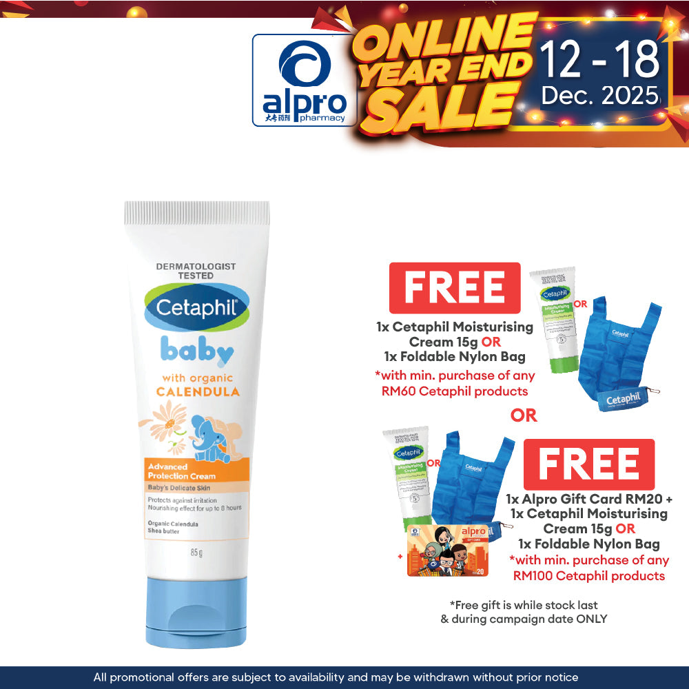 Cetaphil Baby Advance Protection Cream 85g | Moisturizing and Soothing Cetaphil