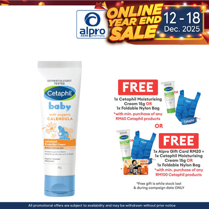 Cetaphil Baby Advance Protection Cream 85g | Moisturizing and Soothing Cetaphil