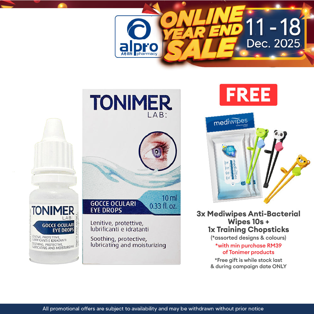 Tonimer Lab Eye Drops 10ml | Soothing and Protective Eyes from Dryness Tonimer Lab