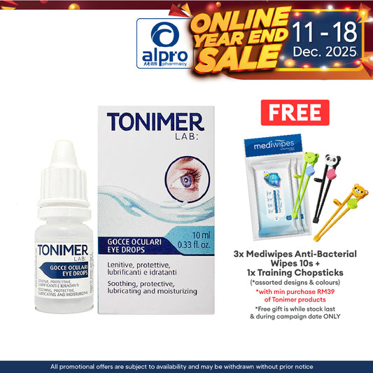 Tonimer Lab Eye Drops 10ml | Soothing and Protective Eyes from Dryness Tonimer Lab