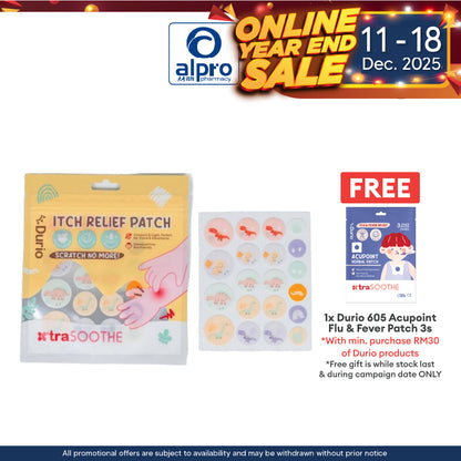 Durio 603 Itch Relief Patch 1s | Waterproof & Cute Animals’ Design Alpro Pharmacy