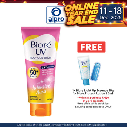 Biore UV Body Serum Intensive Aura SPF 50+ PA+++ 150ml Biore