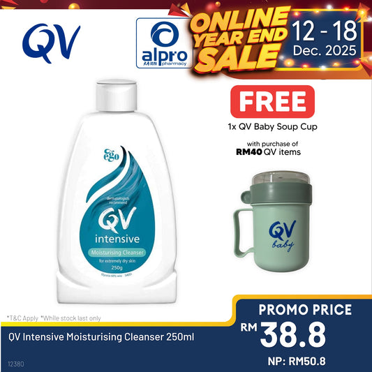 Ego Qv Intensive Moisturising Cleanser 250ml Alpro Pharmacy