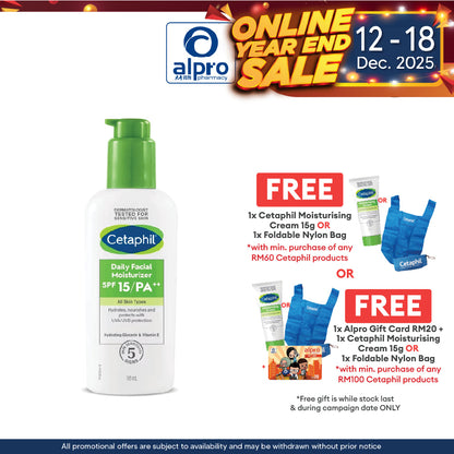 Cetaphil Daily Facial Moisturizer Spf15 118ml