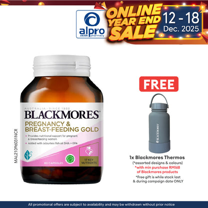 Blackmores Pregnancy And Breast-Feeding Gold 60s Blackmores