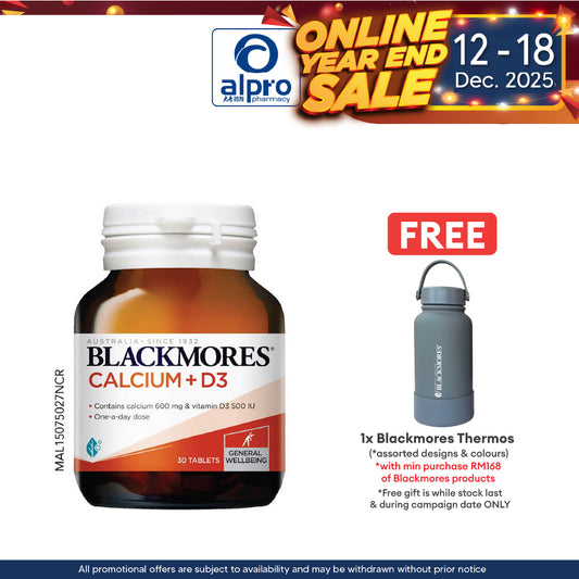 Blackmores Calcium D3 30s | Strengthen Muscles & Bones Blackmores