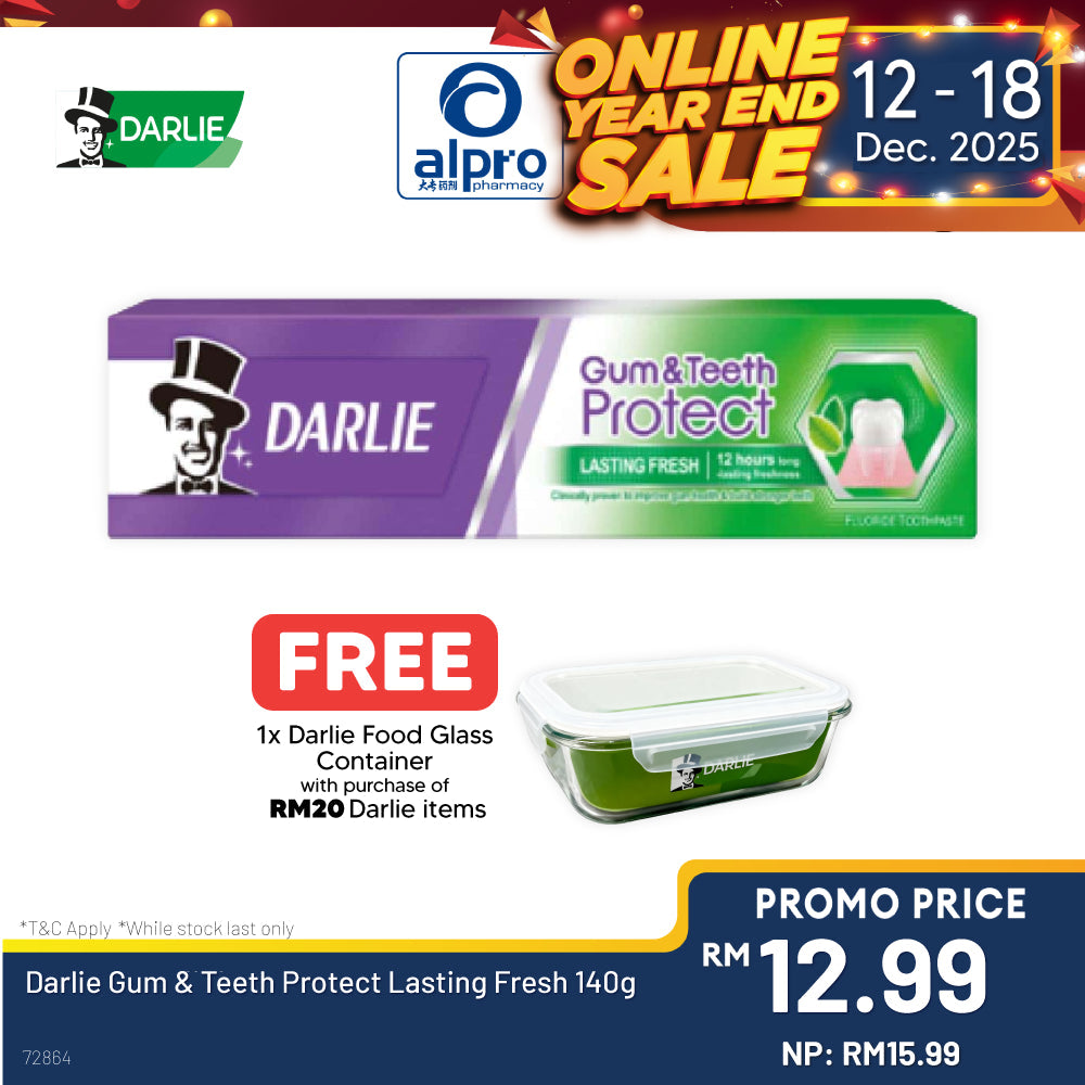 Darlie Gum & Teeth Protect Lasting Fresh 140g Alpro Pharmacy