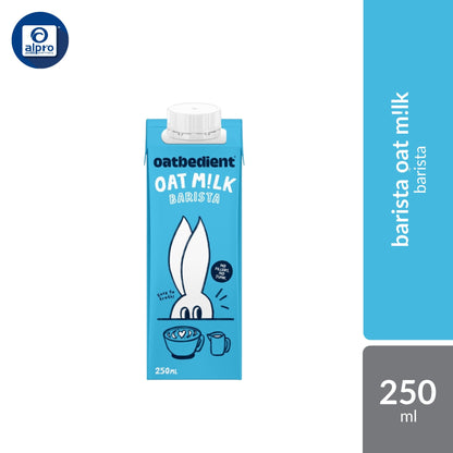 Oatbedient Oat Milk (Barista/ Chocolate) 250mL | Smooth & Creamy with Natural Sweet Oatbedient
