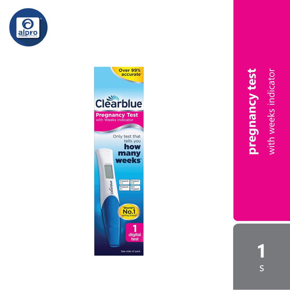 Clearblue Digital Pregnancy Test 1s Alpro Pharmacy