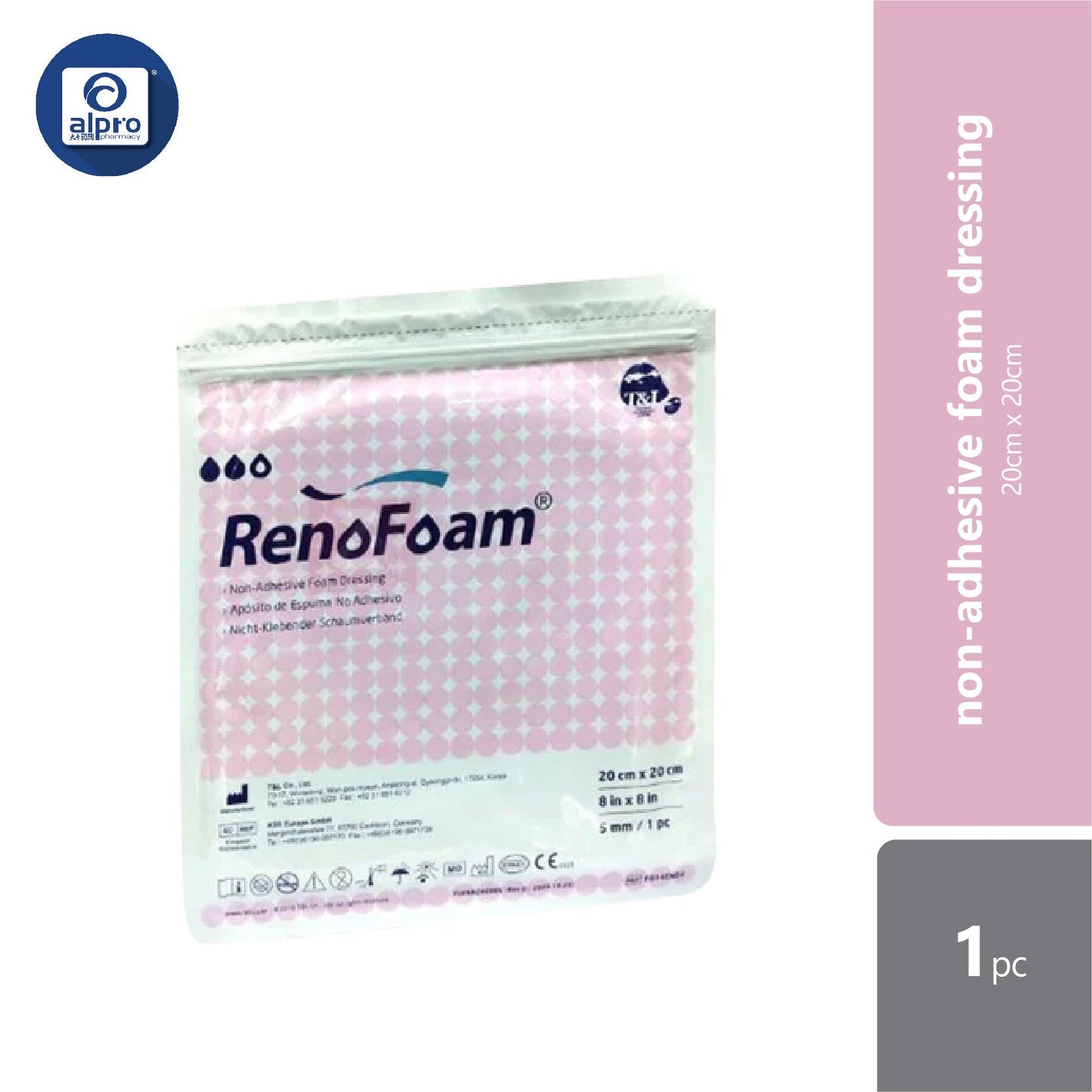 Renofoam 20×20cm | Soft Foam & Great Comfort RenoFoam