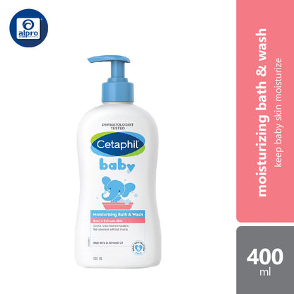 Cetaphil Baby  Moisturizing Bath & Wash 400ml | Gentle and Moisturizing Cetaphil