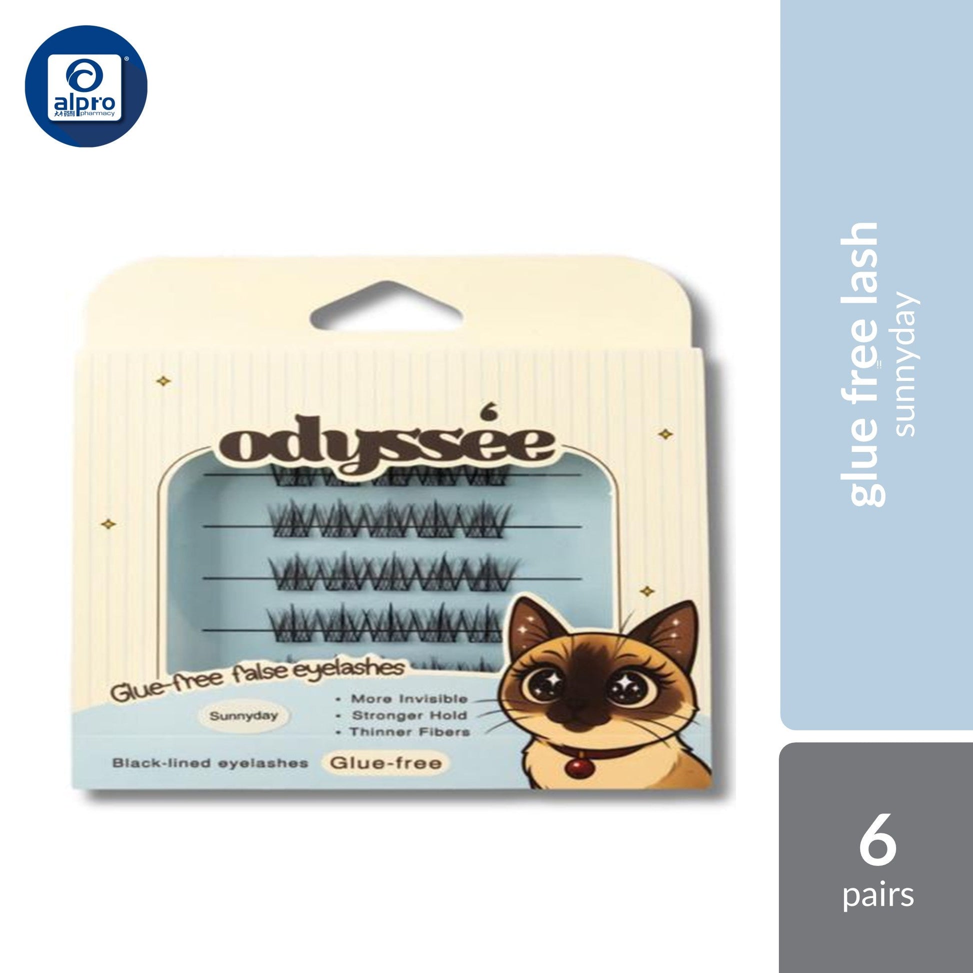 Odyssee Glue Free Lash 6 Pair With 12 Choices Of Patterns Odyssee