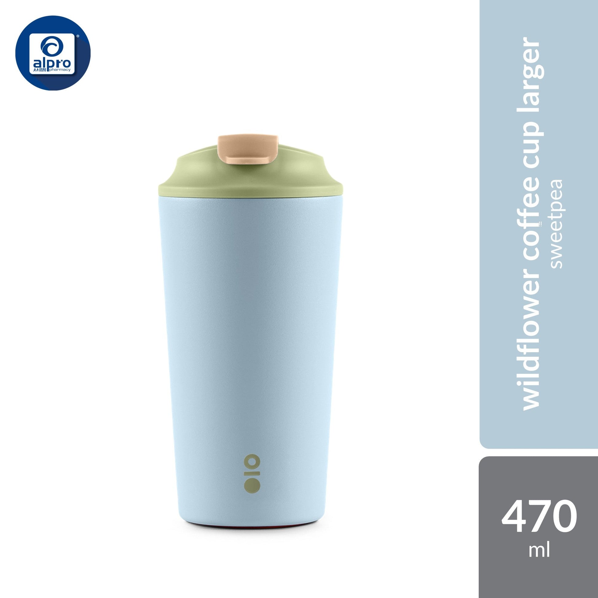 Montigo Wildflower Field Sense Coffee Cup Large (Bluebonnet/ Tulip/Buttercup/Sweet Clover/Sweetpea) 470ml | Wildflower Field Collection Montigo