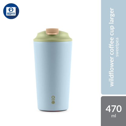 Montigo Wildflower Field Sense Coffee Cup Large (Bluebonnet/ Tulip/Buttercup/Sweet Clover/Sweetpea) 470ml | Wildflower Field Collection Montigo