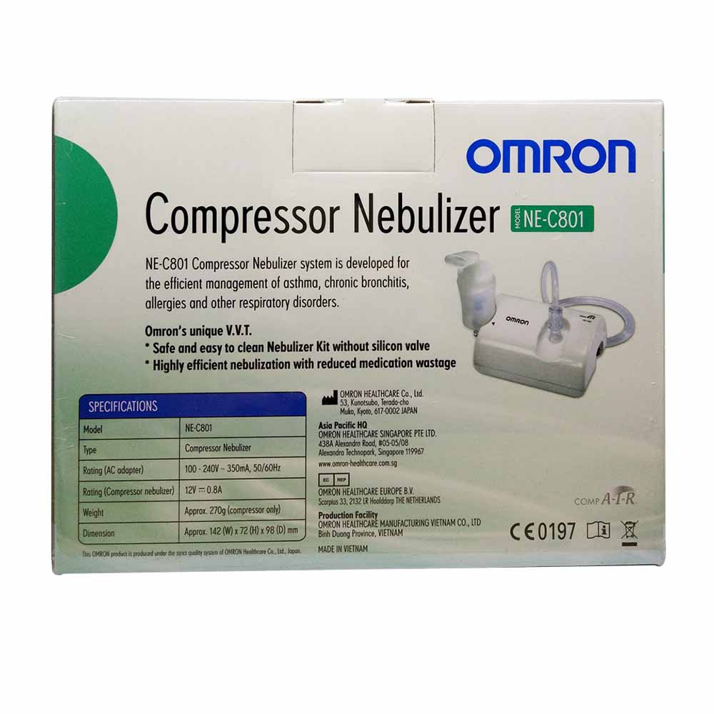 Omron Compressor Nebulizer NEC801 Alpro Pharmacy