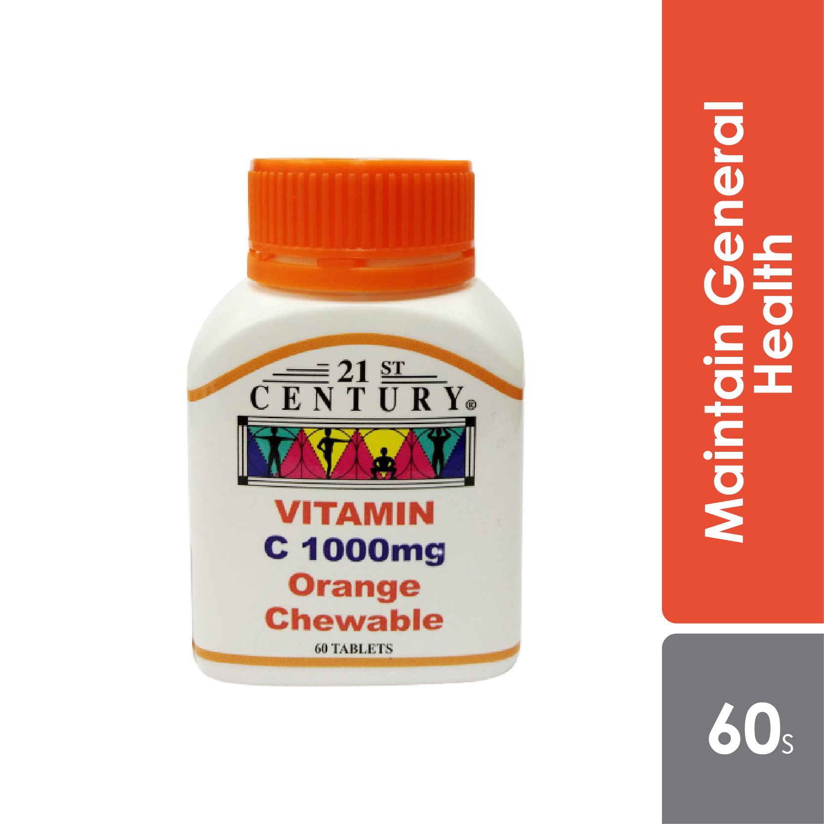 21st Century Vitamin C Chewable 1000mg 60s Alpro Pharmacy