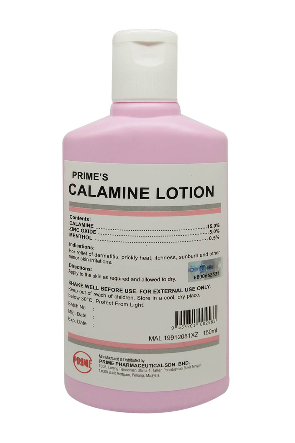 calamine lotion safe for babies