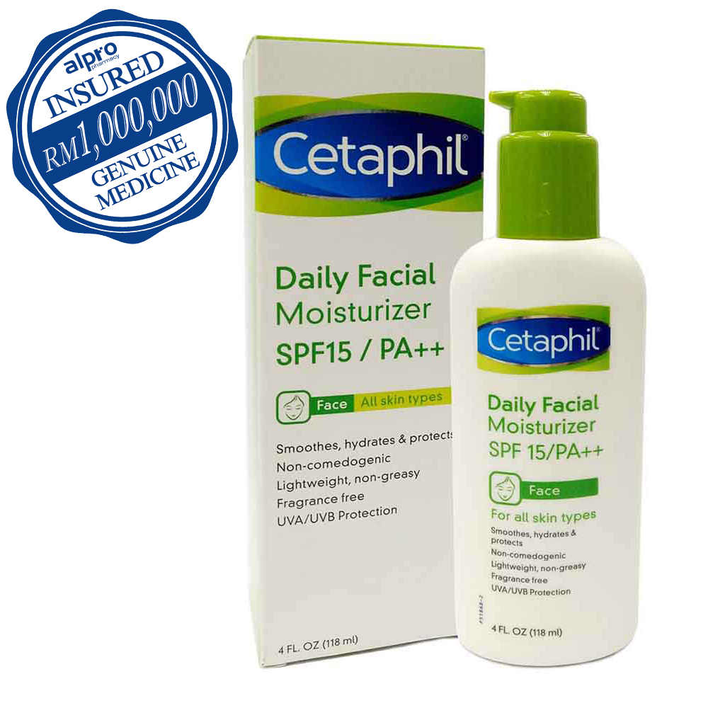Cetaphil Daily Facial Moisturizer Spf15 (118ml) Exp. Date 09/2021 Alpro Pharmacy