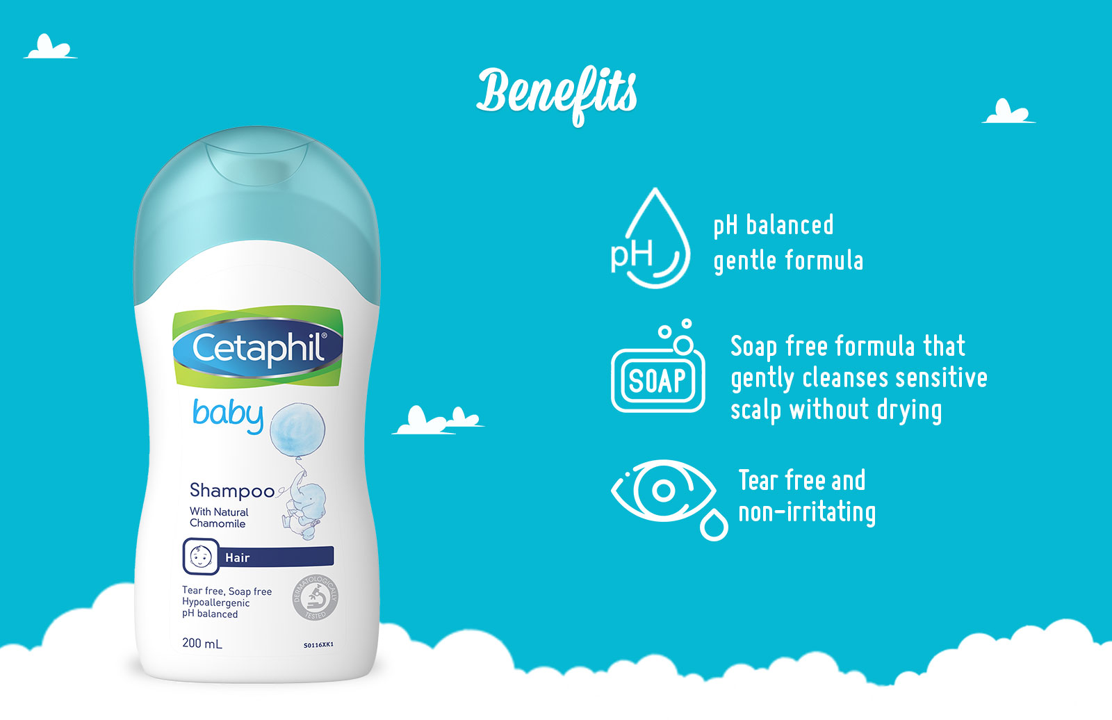 Cetaphil Baby Shampoo 200ml is available at Alpro Pharmacy