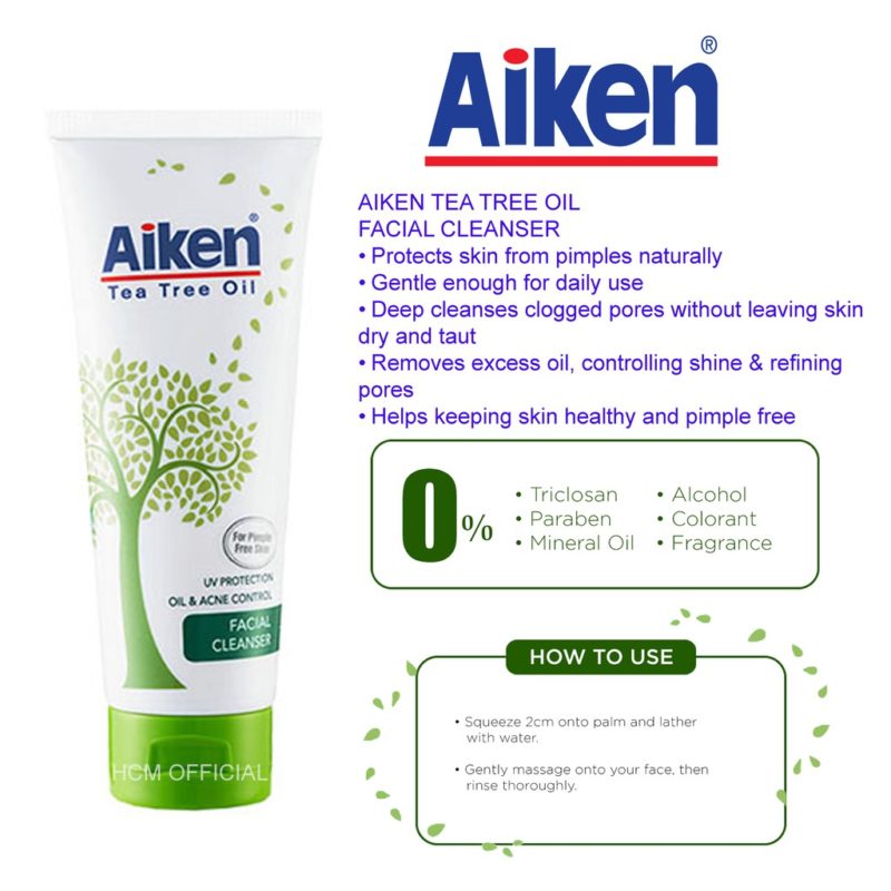 aiken cleanser tea tree oil