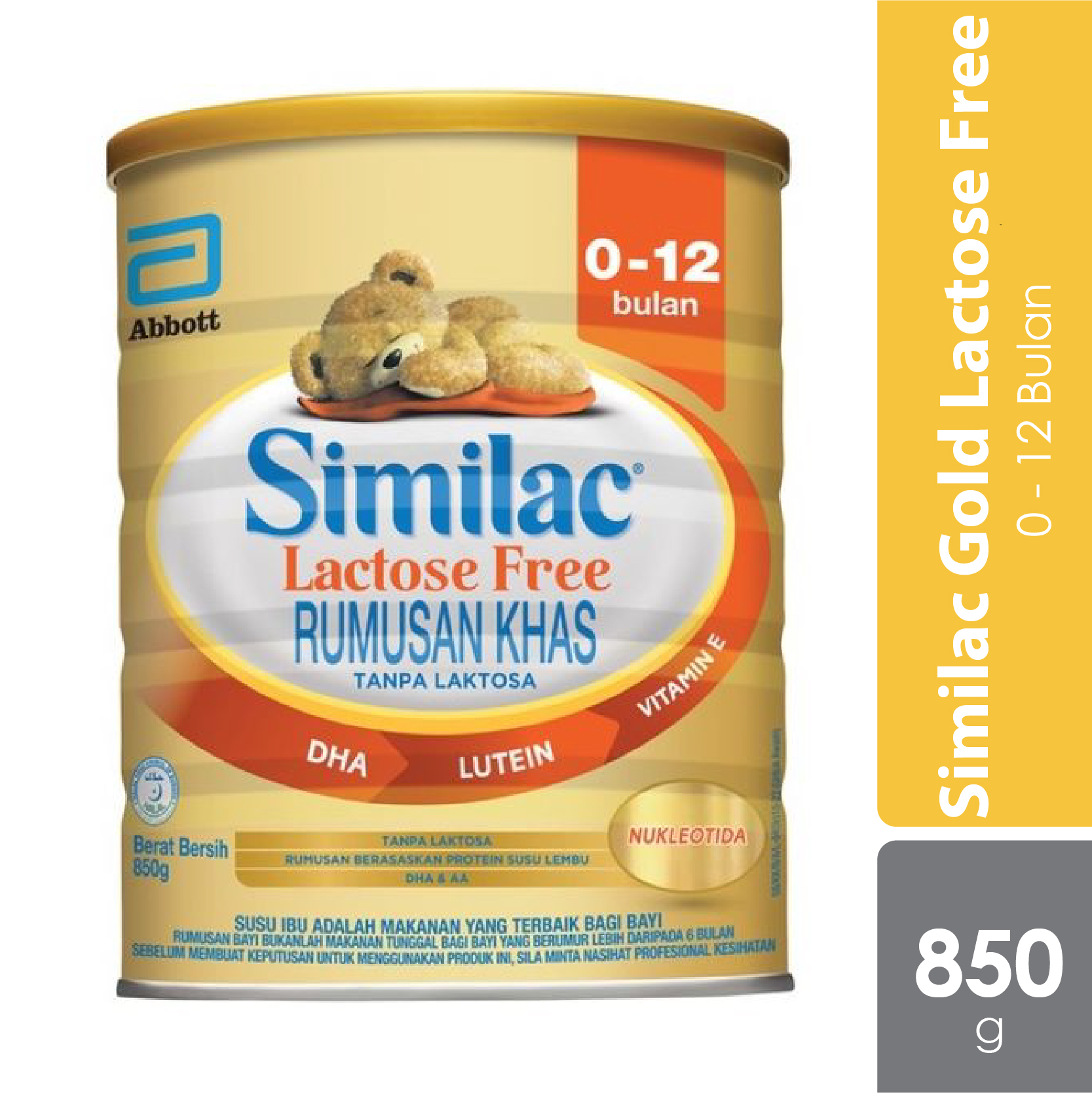 Abbott Similac Gold Lactose Free 012 Month 850g Alpro Pharmacy
