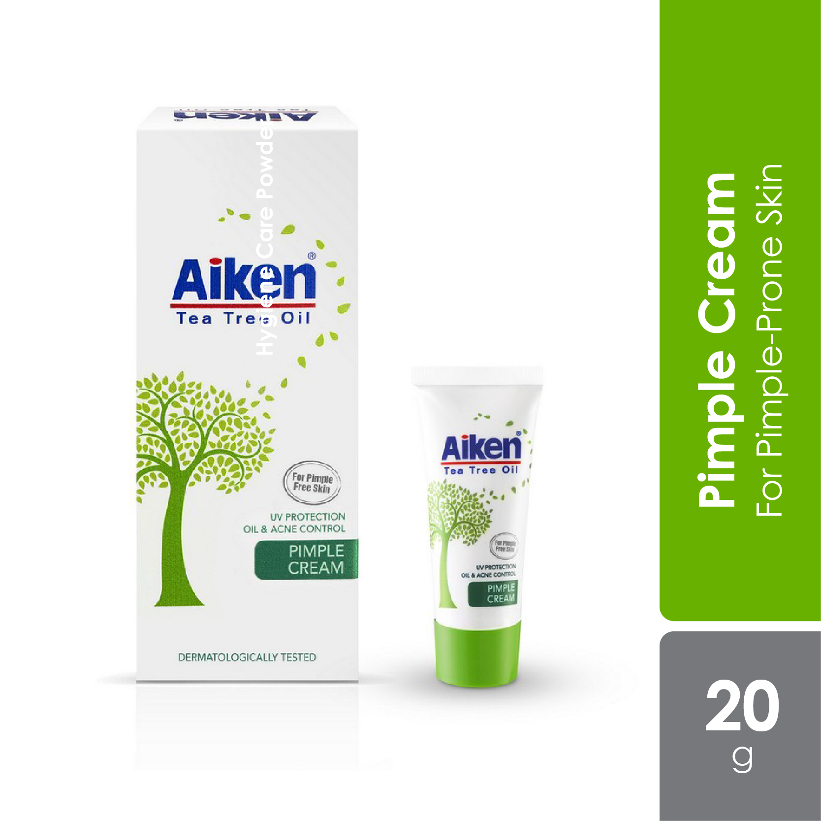 Aiken Tea Tree Oil Pimple Cream 20gm - Alpro Pharmacy