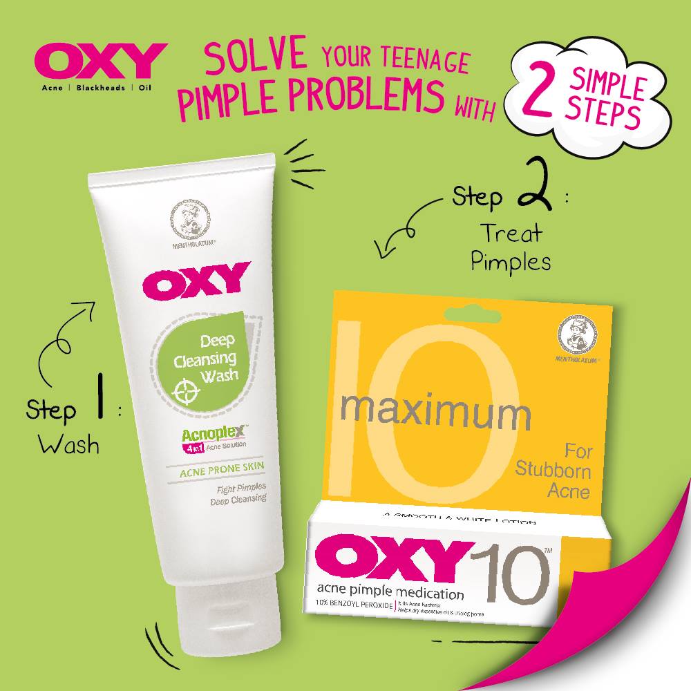 Oxy 10 25g Free Oxy Deep Cleansing Wash 12g