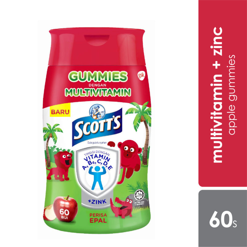 Scotts Multivitamin Gummies Apple 60s | Kids Health - Alpro Pharmacy