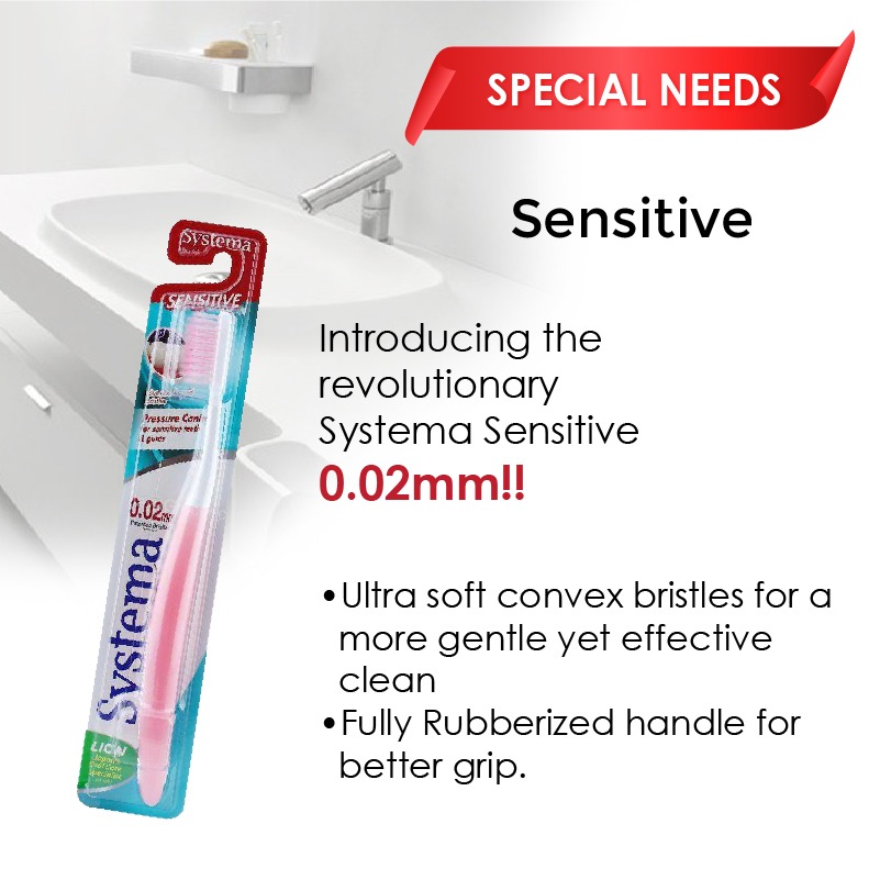 systema sensitive toothbrush