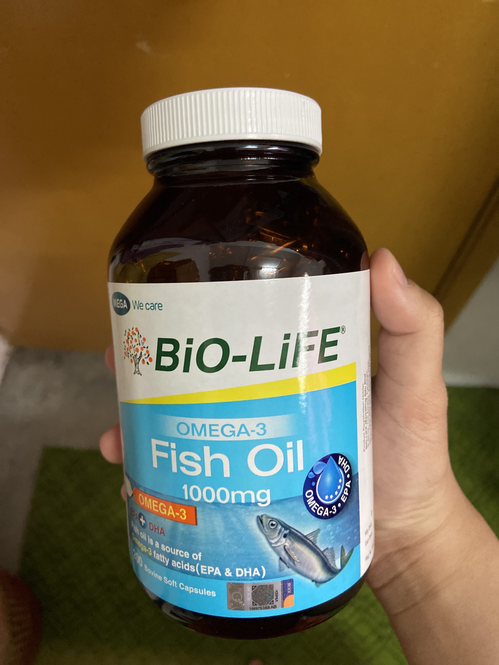 Omega-3 Fish Oil 1000mg - BiO-LiFE