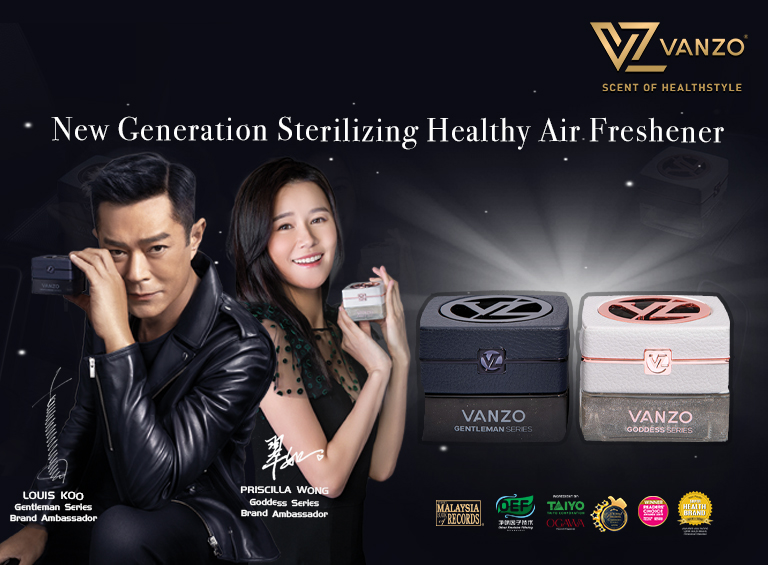 Vanzo 2 In 1 Bathroom Air Freshener (Classic Blossom/ English Pear/ Squash) | 115g