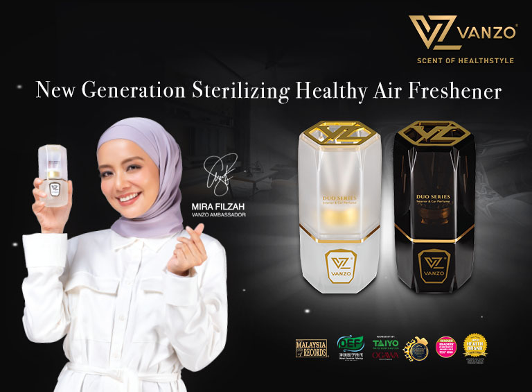 Vanzo 2 In 1 Bathroom Air Freshener (Classic Blossom/ English Pear/ Squash) | 115g