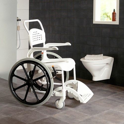 Etac Clean Mobile Shower Commode | Self Propelled