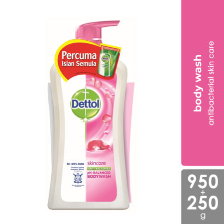 Dettol Shower Gel Skincare 950ml + 250ml