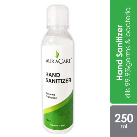 Auracare Hand Sanitizer Advance Protection 250ml | Kills 99.9% Of Germs