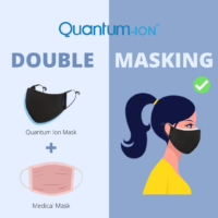 Quantum-ion Reusable Face Mask Effective in Killing 99.99% of Virus 1pc | For Adult