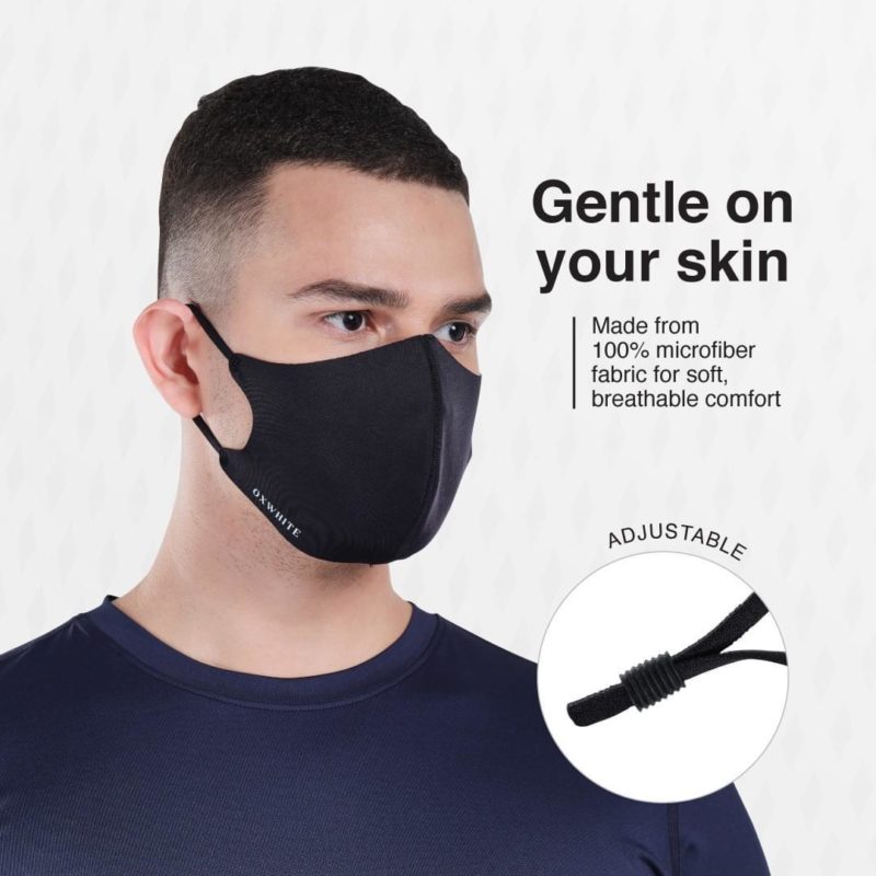 Oxwhite X Doc2us Reusable Face Mask With Breatheasy Fabric Material ...