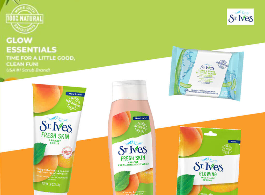 St. Ives Apricot Scrub Acne Control 170g | Reduce Acne & Evens Skin Tone