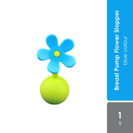 Haakaa Silicone Breast Pump Flower Stopper - Blue