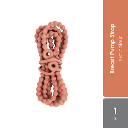 Haakaa Silicone Breast Pump Strap - Rust