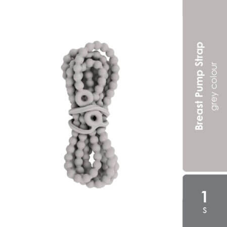 Haakaa Silicone Breast Pump Strap - Suva Grey